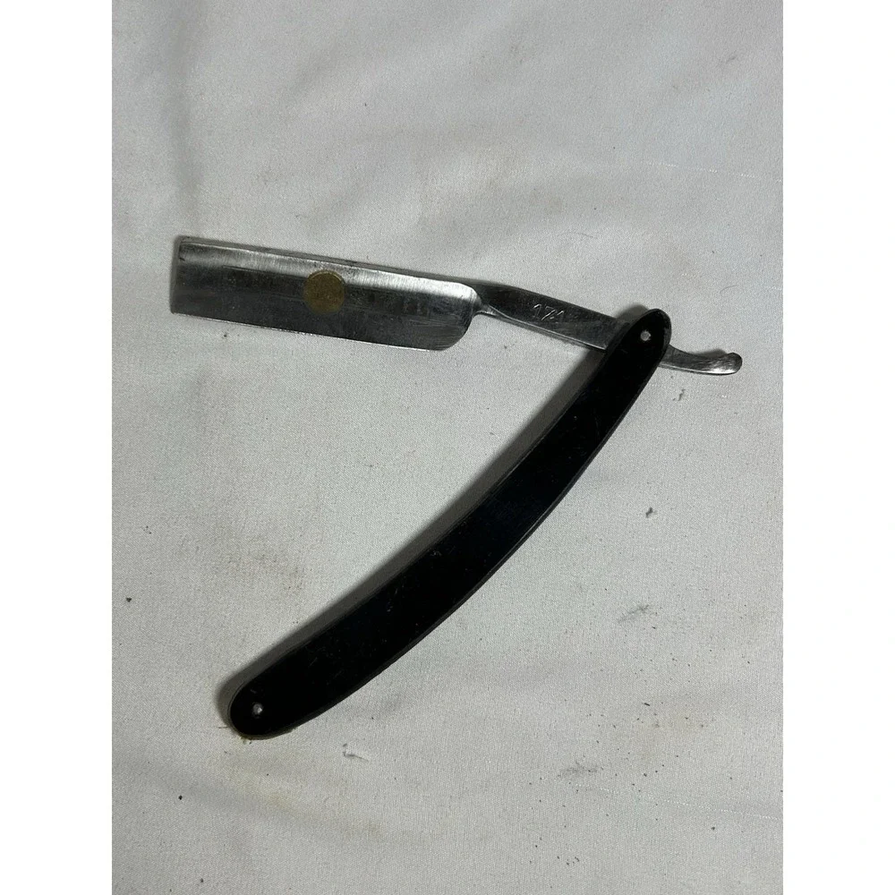 Vintage Golden Camel Straight Razor Made in Pakistan Original Box Barber Collect